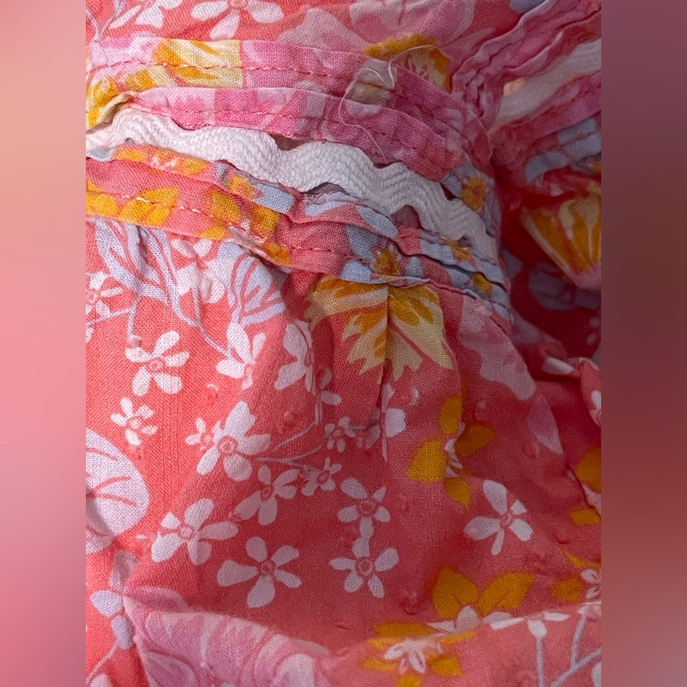 Cynthia Rowley Pink and Yellow Floral Dress - Picture 6 of 6